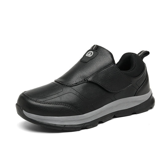 Damen Komfortable Slip-On Freizeitschuhe mit verstellbarem Klettverschluss EB