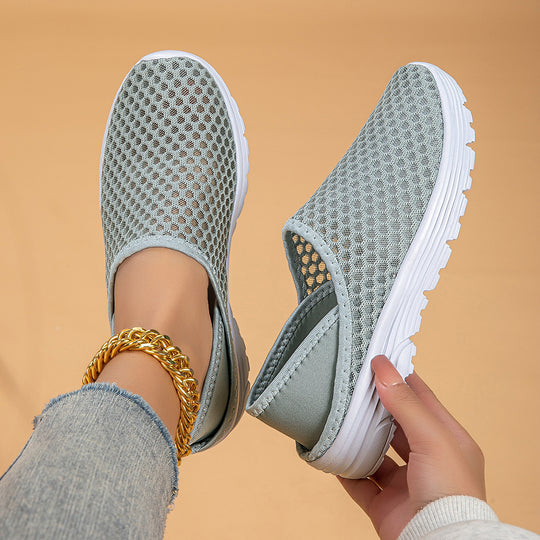 Damen Atmungsaktive Slip-On Freizeitschuhe EB