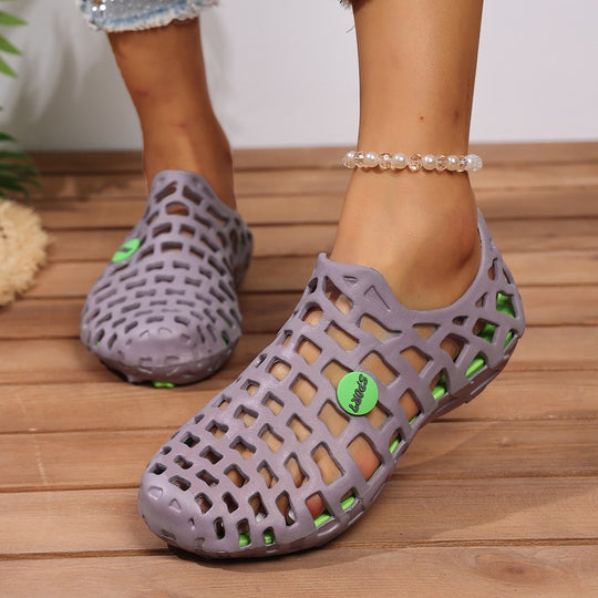 Damen Freizeit Clogs aus atmungsaktivem Material EB