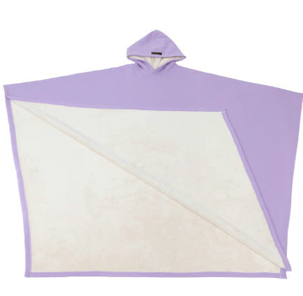Unisex nan Kapuzen-Poncho Kuscheldecke mit weichem Futter und großzügigem Oversize-Schnitt EB