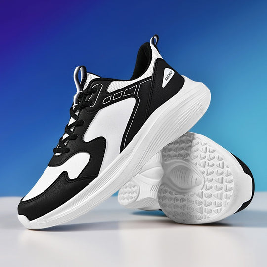 Damen Modische Sneakers mit atmungsaktiver Oberflächenstruktur und stoßdämpfender Sohle EB
