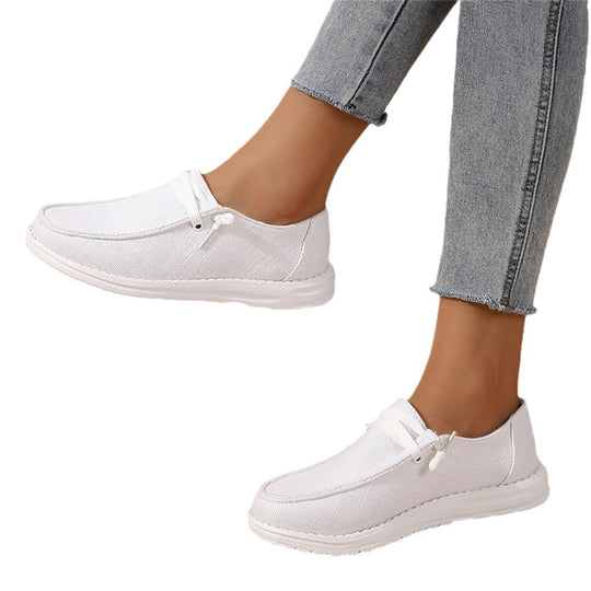 Damen Bequeme Slip-On Schuhe mit atmungsaktivem Obermaterial EB