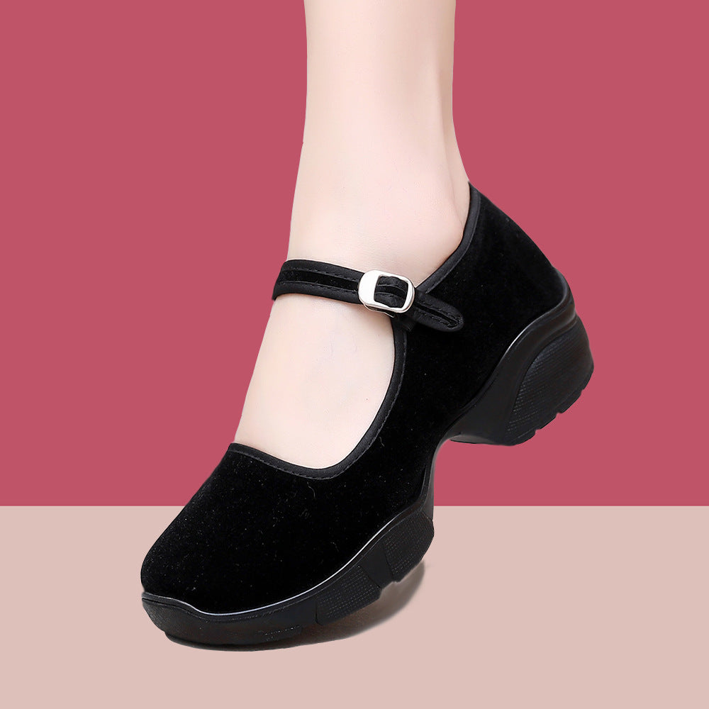 Damen Komfortable und elegante Mary Jane Schuhe mit stylishen Details EB