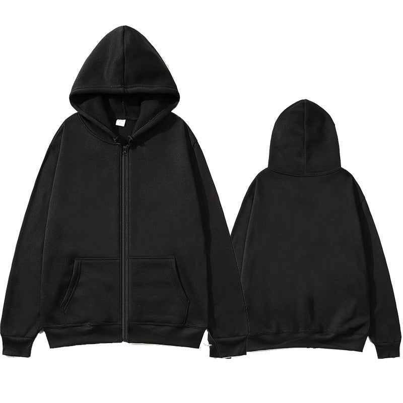 Unisex Zip-Hoodie mit robustem Metallreißverschluss, angerauter Fleece-Innenseite, geteilten Eingrifftaschen und verstärkten Nähten EB