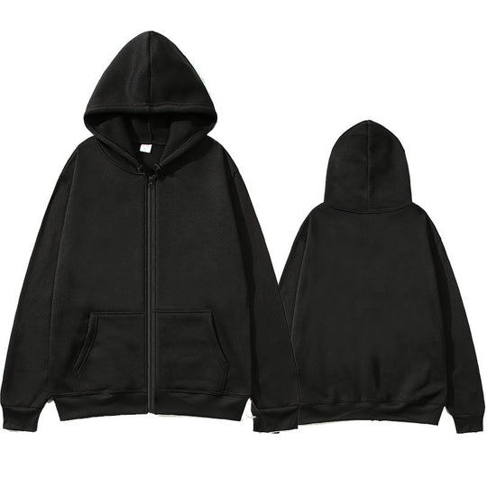 Unisex Zip-Hoodie mit robustem Metallreißverschluss, angerauter Fleece-Innenseite, geteilten Eingrifftaschen und verstärkten Nähten EB