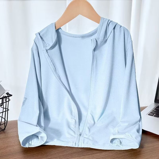 Unisex nan leichte Kapuzenjacke mit atmungsaktiver Netzstruktur und durchgehendem Reißverschluss EB