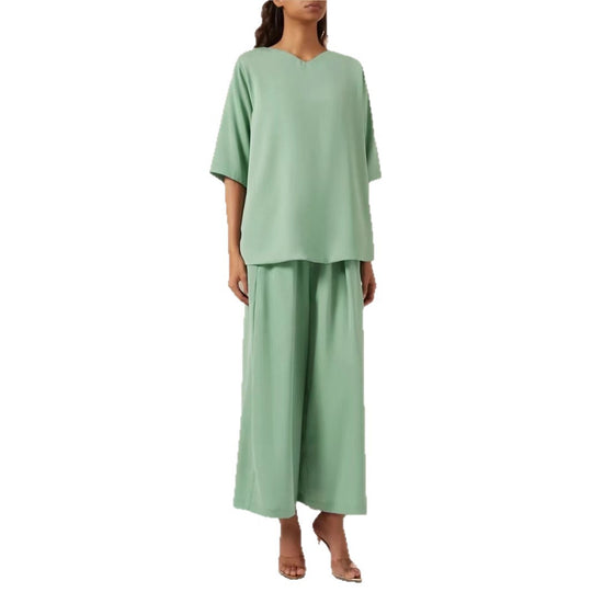 Damen Fließender Maxi-Kaftan-Mantel mit offenem Vorderteil und minimalistischem Stehkragen EB