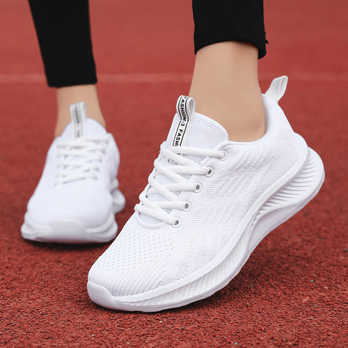 Damen Sportliche Lauf-Sneaker mit atmungsaktivem Obermaterial und flexibler Sohle EB
