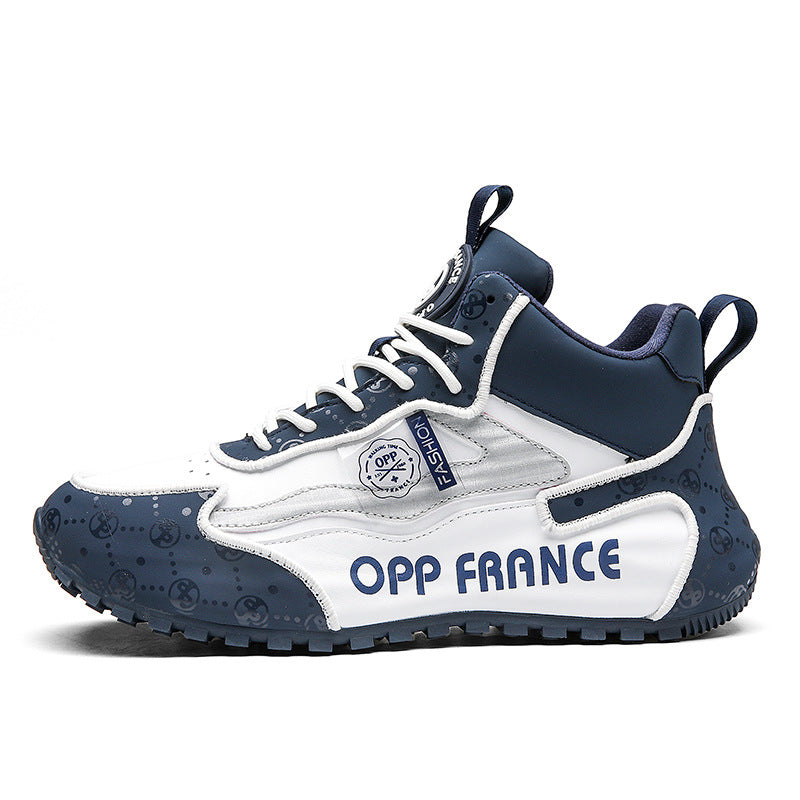 Damen Trendige High-Top Sneakers mit rutschfester Sohle und atmungsaktivem Obermaterial EB