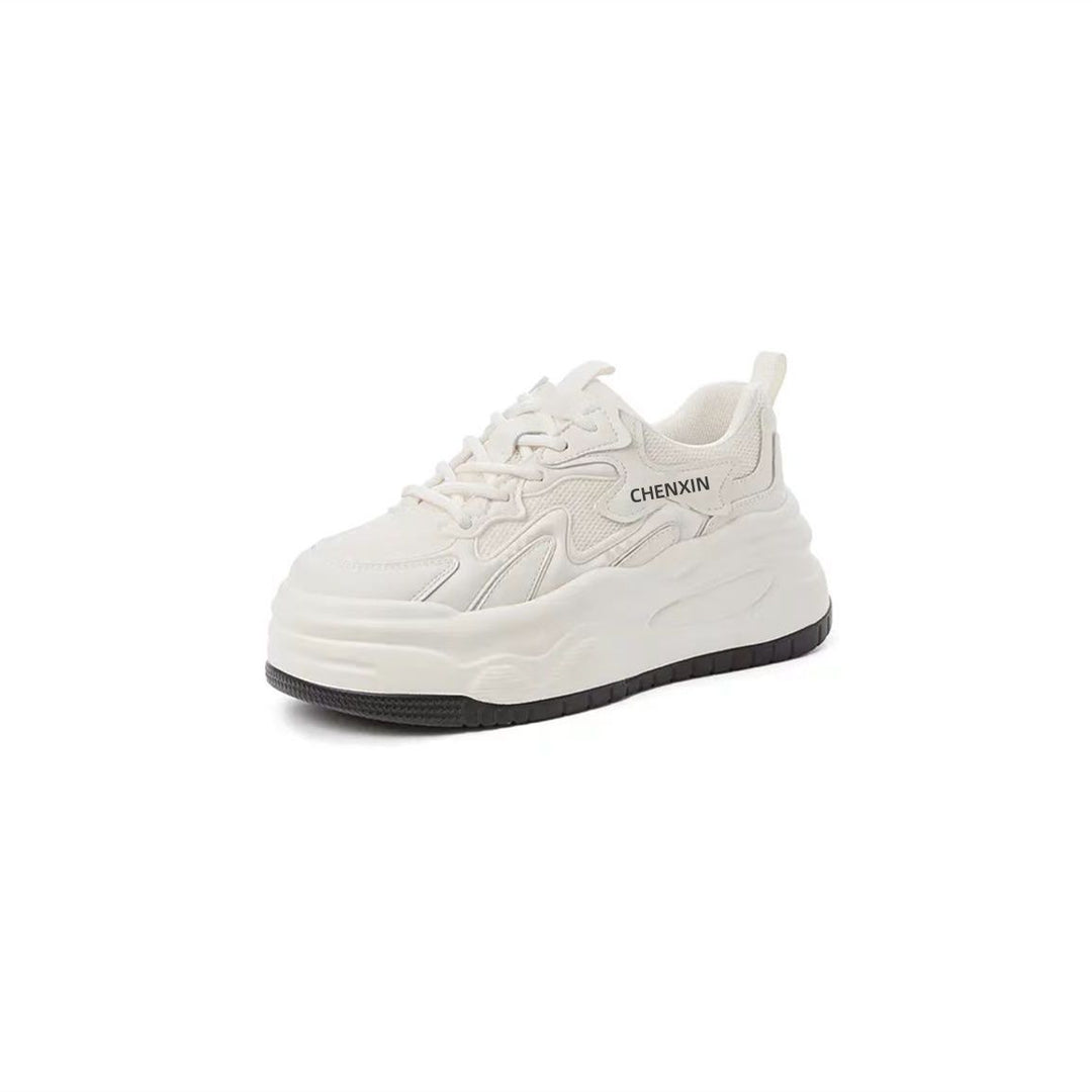 Damen komfortable Chunky-Sneaker mit atmungsaktiver Netz-Oberfläche EB