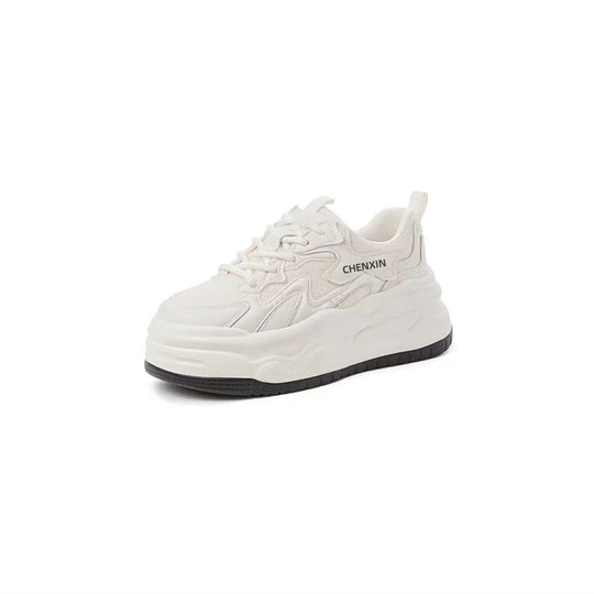 Damen komfortable Chunky-Sneaker mit atmungsaktiver Netz-Oberfläche EB