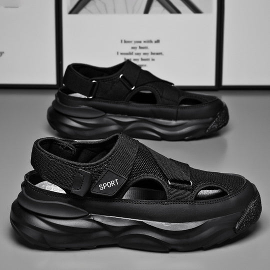 Damen Sportliche Sandalen mit rutschfester Sohle und innovativem Klettverschluss EB