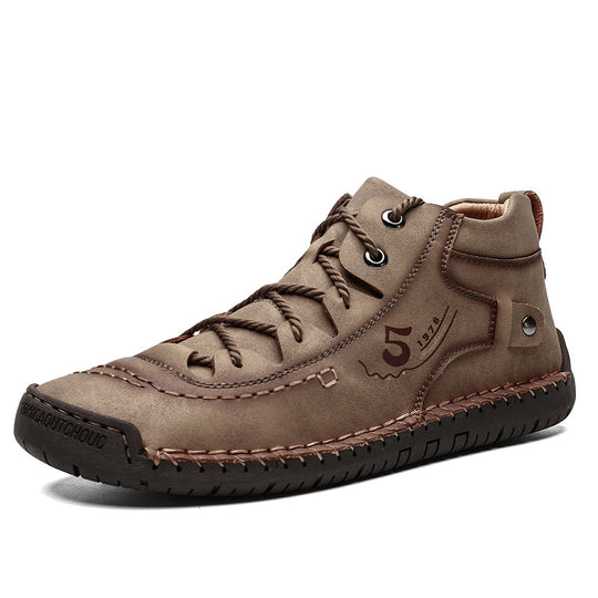 Herren Hochwertige und flexible Schnürboots mit rutschfester Sohle EB