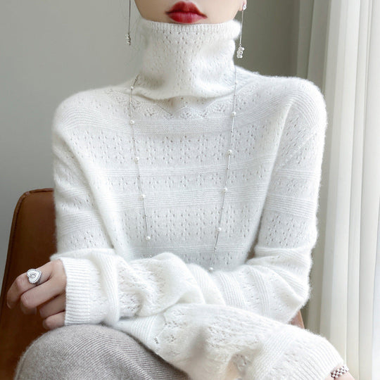 EB | Rollkragenpullover Weicher Strickpullover Langärmliges Design