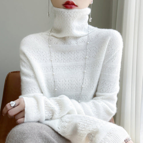 EB | Rollkragenpullover Weicher Strickpullover Langärmliges Design