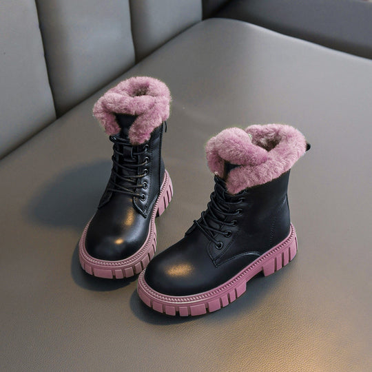 Damen Winterboots mit Futter und robuster Profilsohle EB