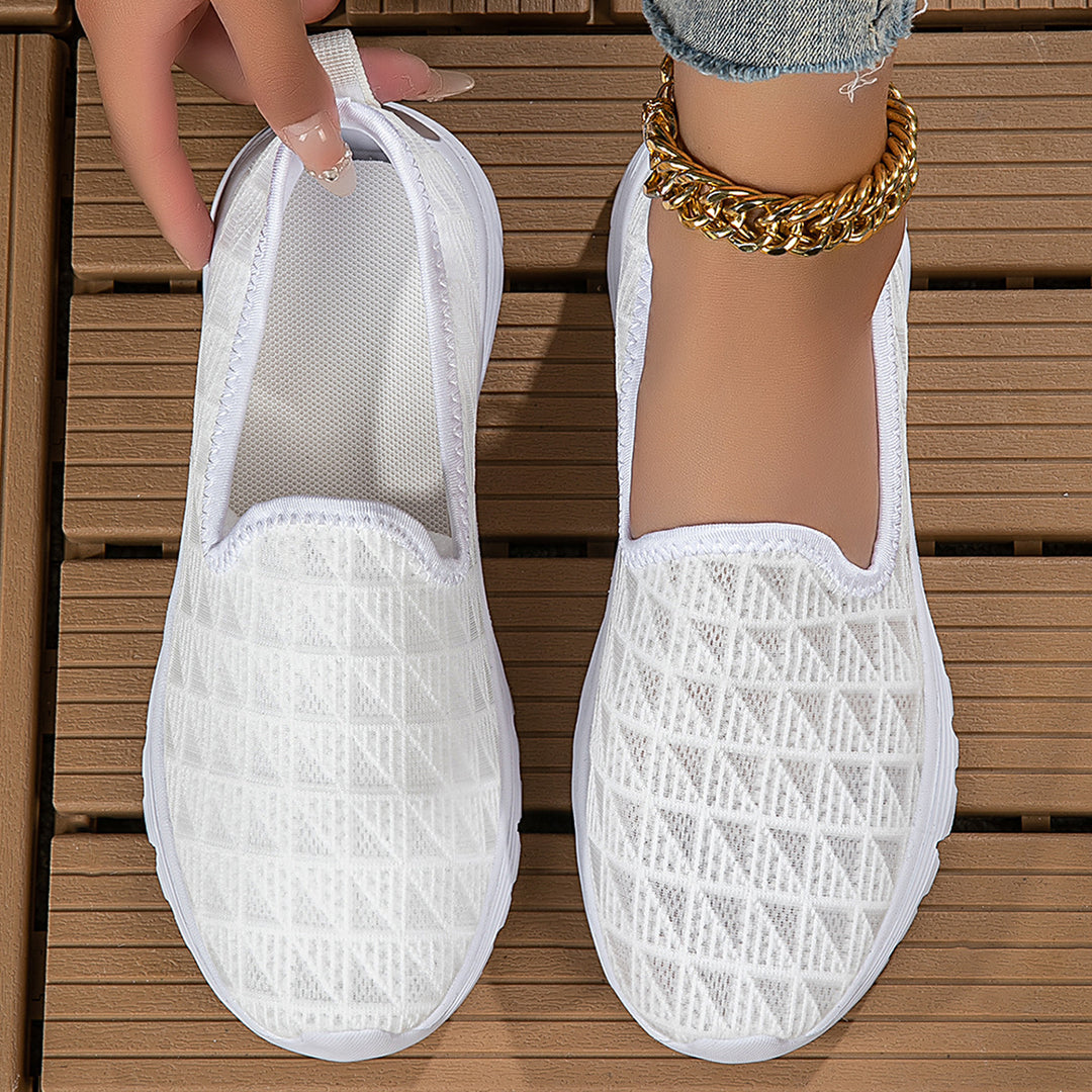 Damen Bequeme Slip-On Sneakers mit ergonomischem Design EB