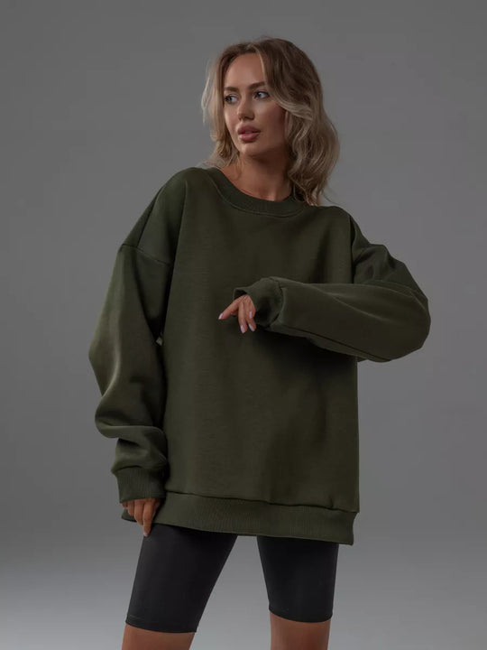 Damen oversized Komfort-Sweatshirt EB