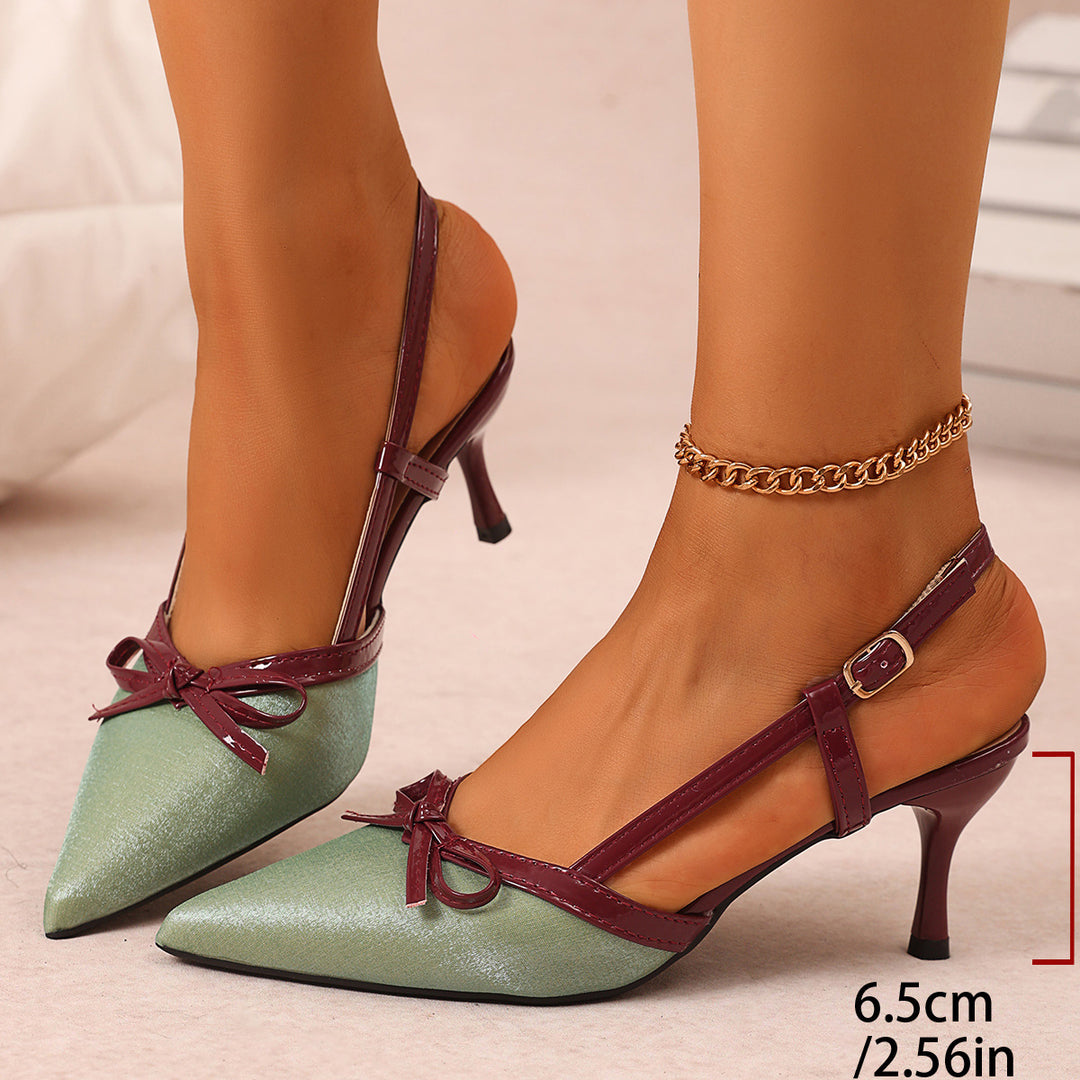 Damen elegante Slingback-Pumps EB