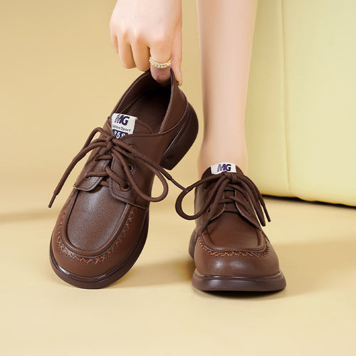 Damen Komfortable Schnürschuhe mit orthopädischem Fußbett und modischem Design EB