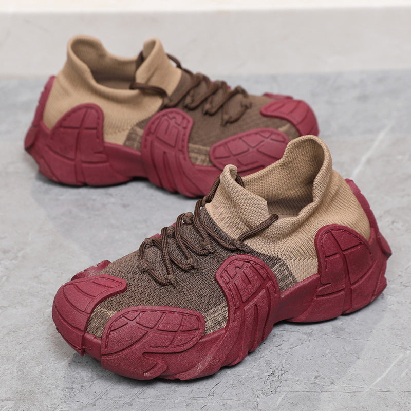 Damen Performance-Freizeitsneaker mit elastischer Strickkonstruktion und rutschfester Sohle EB