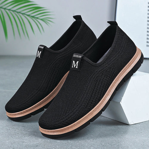 Damen Atmungsaktive Slip-On Sneakers mit flexibler Laufsohle EB