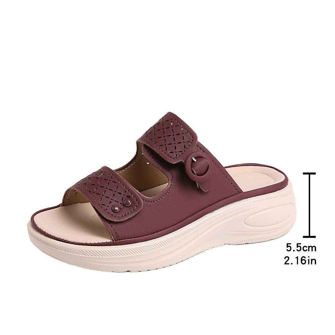 Damen Atmungsaktive Clogs mit modischem Lochdesign und komfortablem Fußbett EB