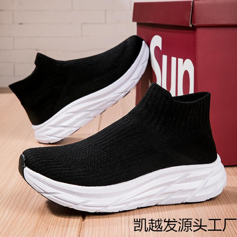 Damen Komfortable Strick-Sneaker mit flexibler Sohle EB