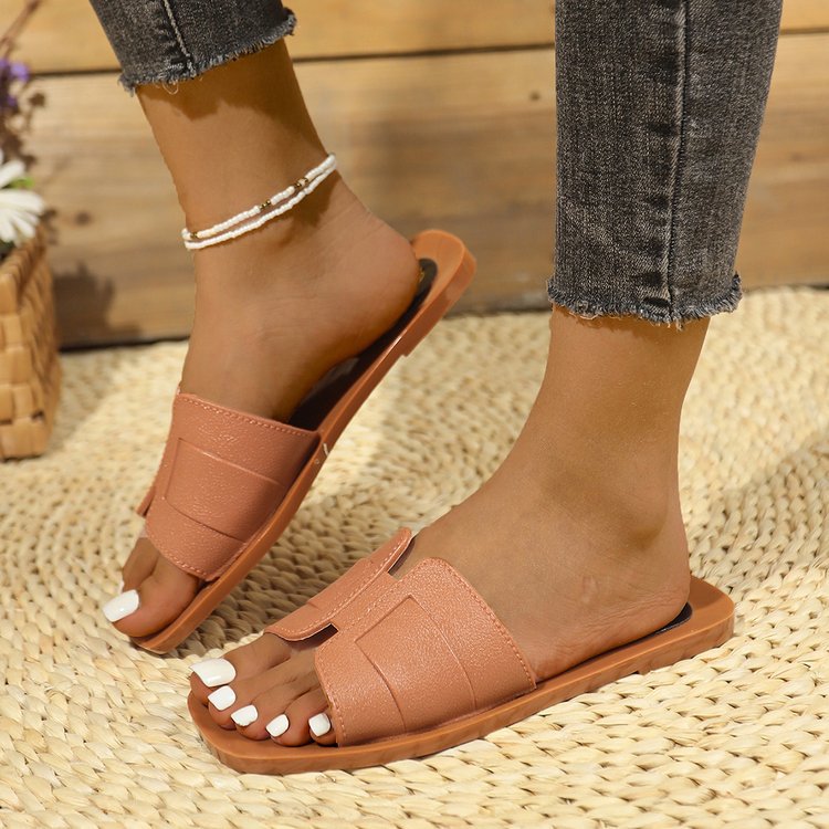 Damen Komfort-Sandalen mit modischer Verschlussapplikation EB