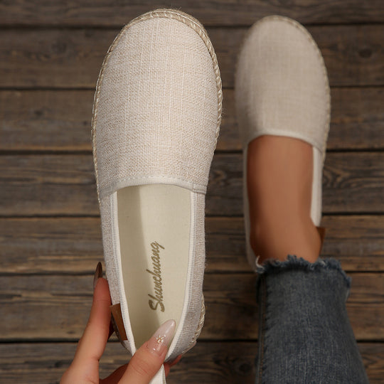 Damen Espadrilles mit rutschfester Sohle und anatomischem Fußbett EB