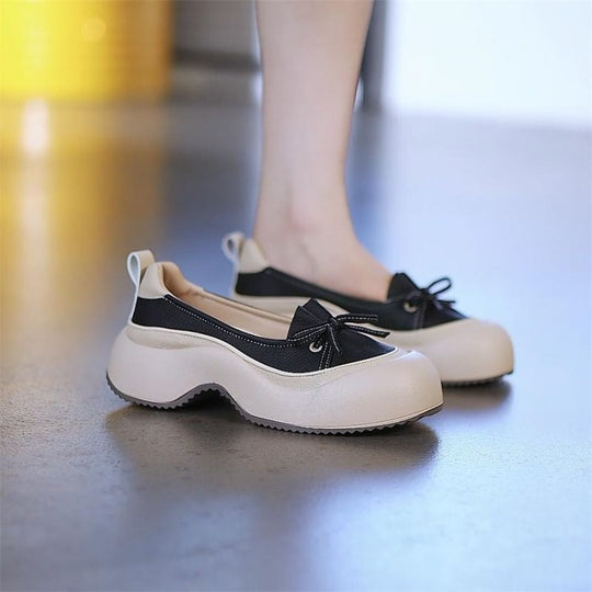 Damen modische Plateauschuhe mit innovativer Sohle und stilvollem Design EB