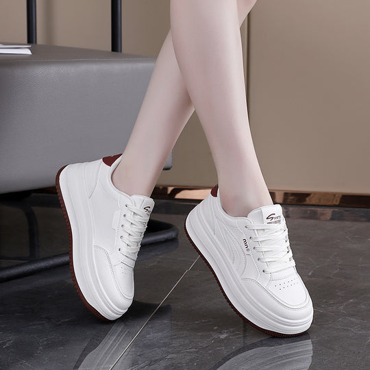 Damen Plattform Sneakers mit ergonomischer Dämpfung und sportlichem Design EB