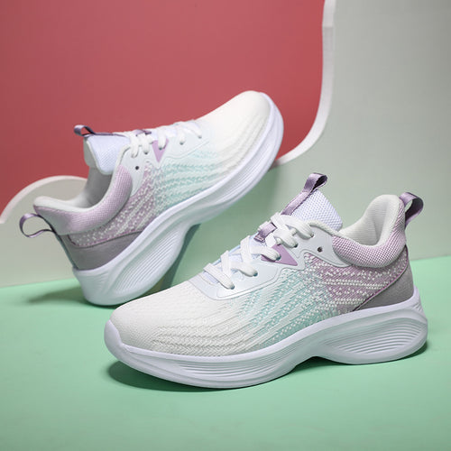Damen Atmungsaktive Trainings-Sneakers mit flexibel dämpfendem Fußbett EB