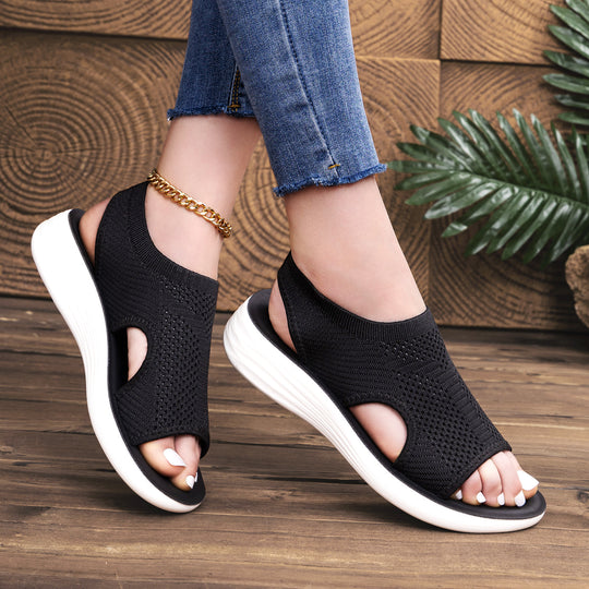 Damen Sportliche Sandalen mit atmungsaktivem Obermaterial und flexiblem Sohlenkonzept EB