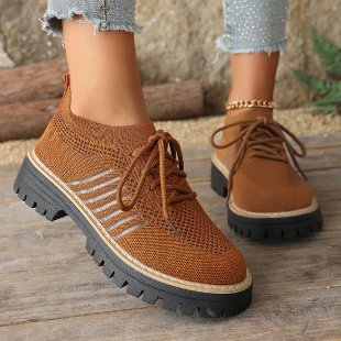 Damen Atmungsaktive und bequeme Sneaker mit auffälliger Sohle EB