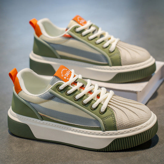 Damen Sportliche Sneakers mit stabiler Gummisohle und atmungsaktiver Mesh-Oberfläche Heidi Mode