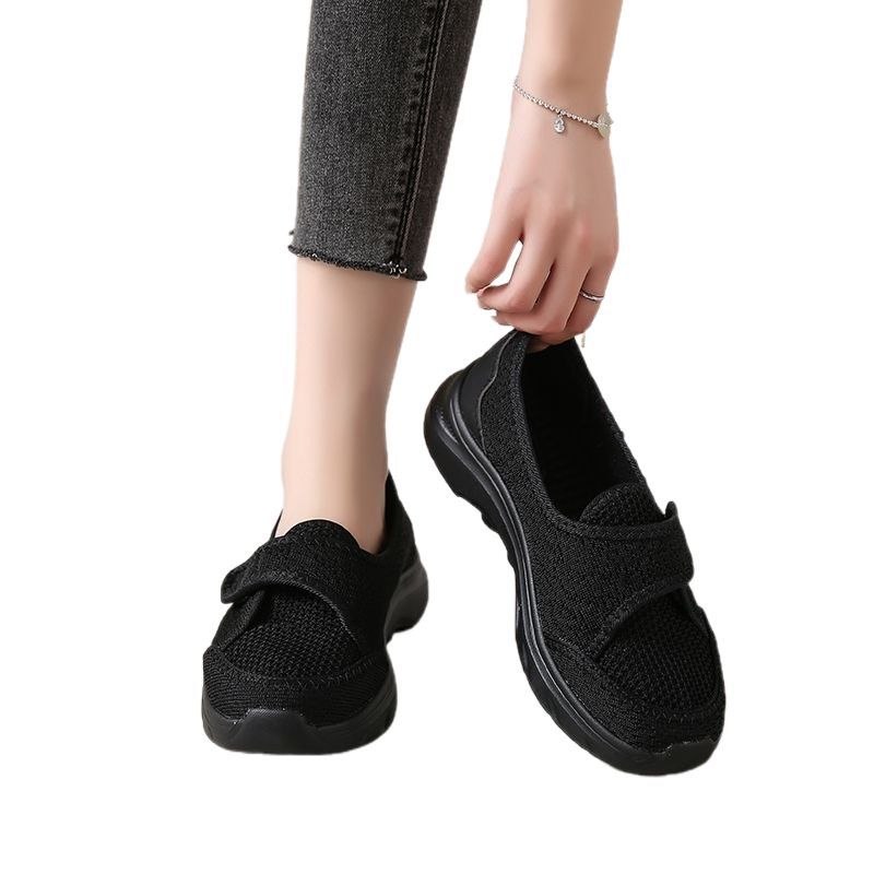 Damen Komfortable Slip-On Sneakers mit elastischem Einstieg EB