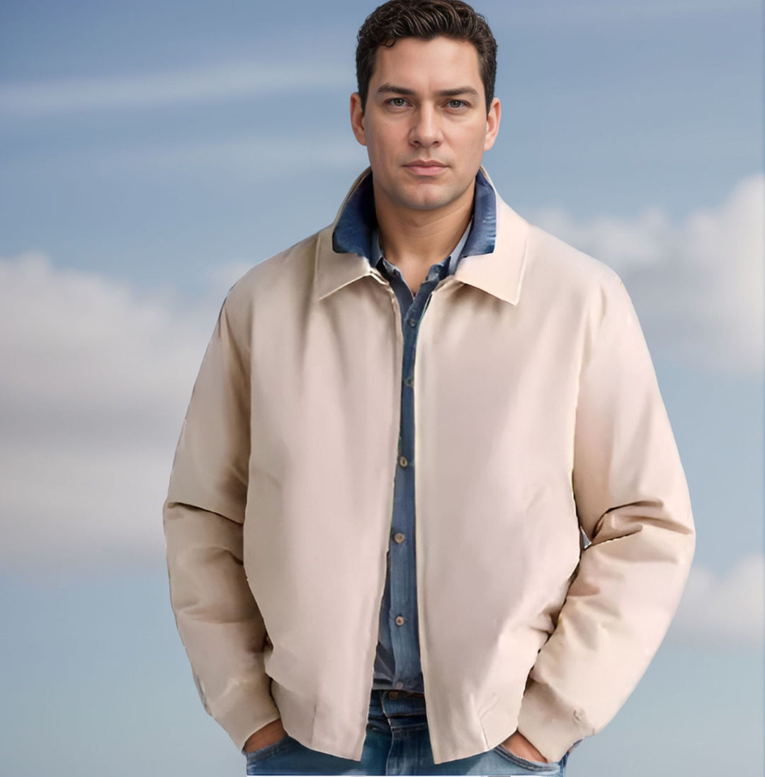 Herren Freizeitjacke mit modernem Design und praktischen Details EB