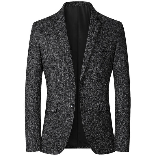 Herren moderner und eleganter Blazer aus Strukturstoff EB