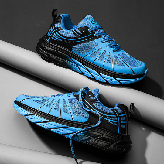 Herren Stabilitäts-Laufschuhe mit keilförmiger Energierückführungssohle und nahtlosem Mesh-Upper EB