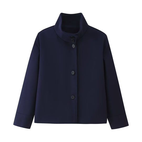 Damen gesteppte Kurzjacke mit hohem Kragen EB