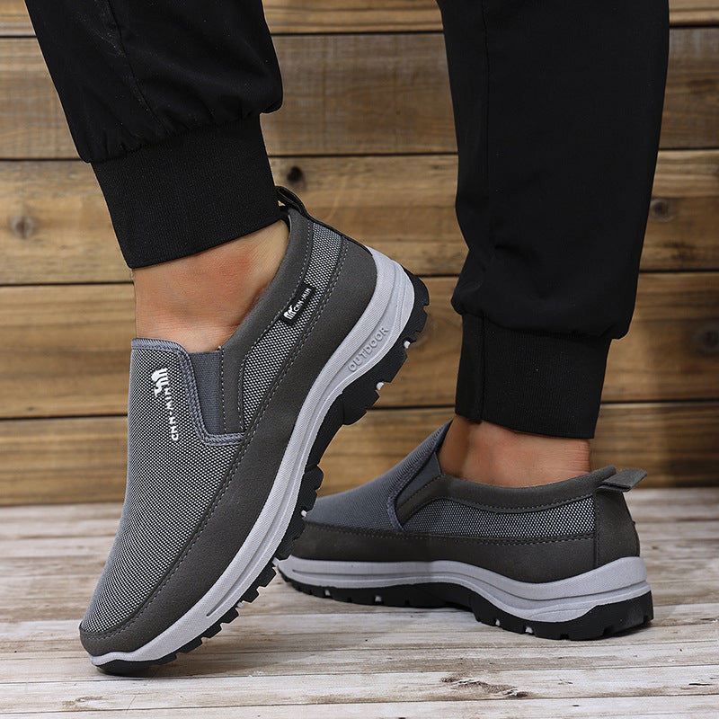 Damen Atmungsaktive Slip-On Freizeitschuhe mit rutschfester Sohle EB 1769657683