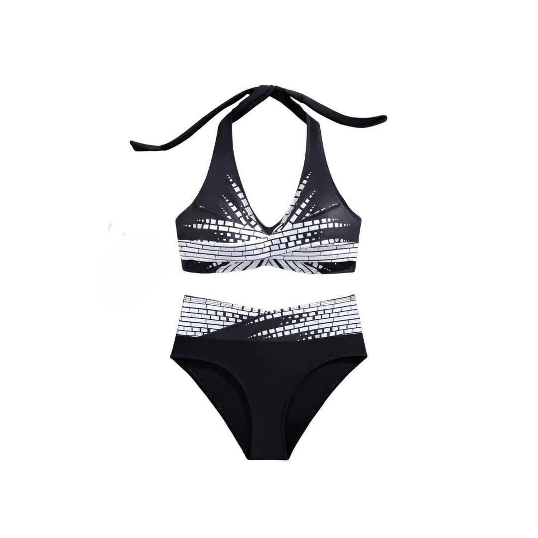Damen Bikini-Set mit exquisitem Karomuster EB