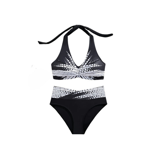 Damen Bikini-Set mit exquisitem Karomuster EB