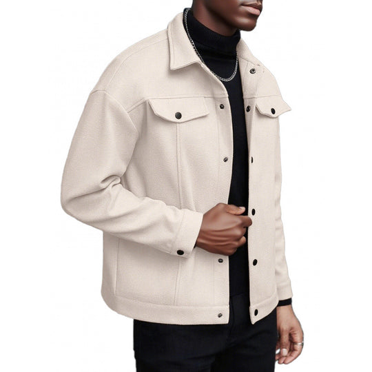 Herren weiche und modische Overshirtjacke EB