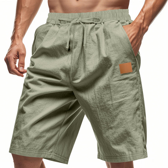 Herren lässige Shorts mit elastischem Bund und praktischen Taschen EB