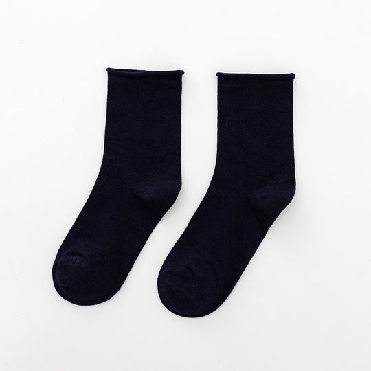 Damen Komfortable Baumwollsocken im klassischen Stil EB