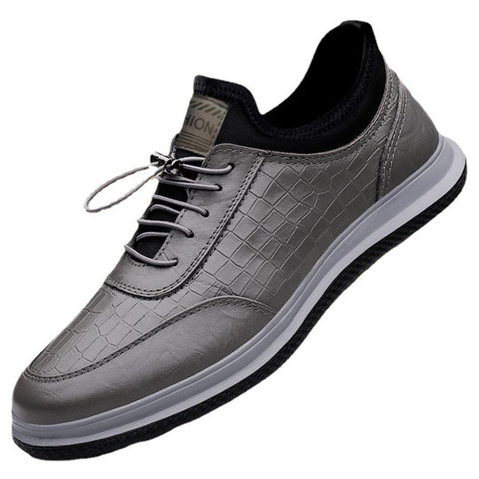 Herren modische Sneaker mit edlem Schlangenmuster EB