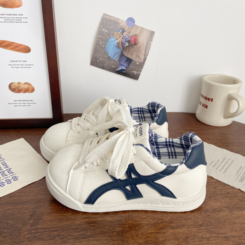 Damen Sportliche Sneaker mit kariertem Innenfutter und modischem Design EB