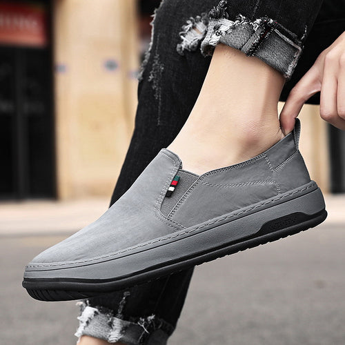 Damen Slip-On Sneakers mit atmungsaktiver Oberflächenstruktur EB